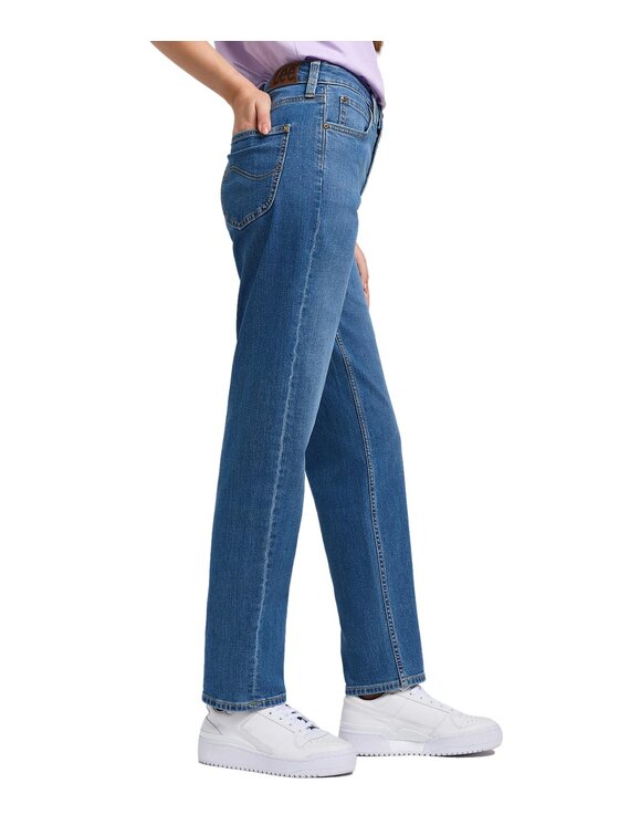 Lee Lee Jeansy 112351160 Niebieski Regular Fit