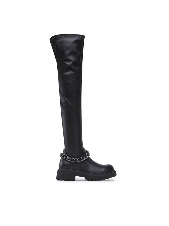 DeeZee DeeZee Stivali sopra il ginocchio H13073A-5 Nero