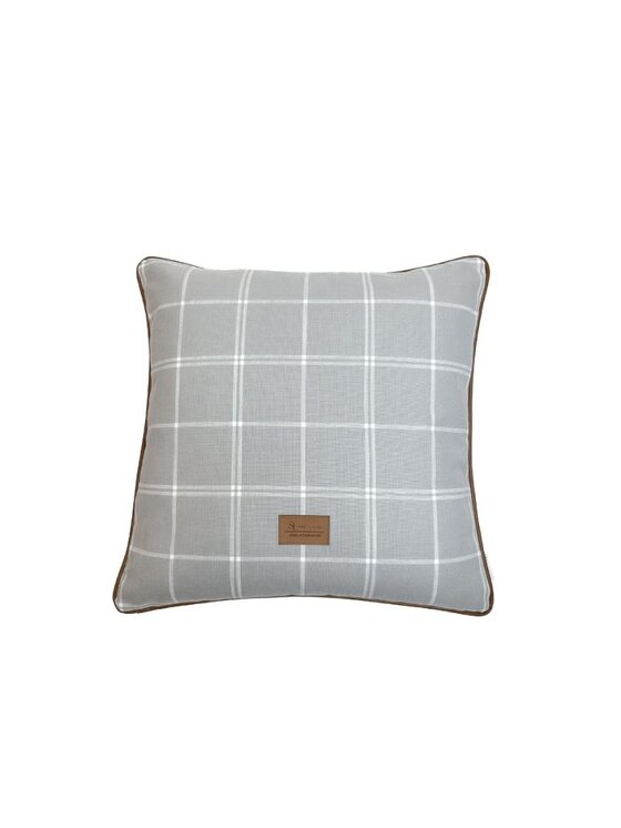 Sweet Living Sweet Living Poduszka Poduszka RIVERHEAD TARTAN LIGHT GREY XL Szary