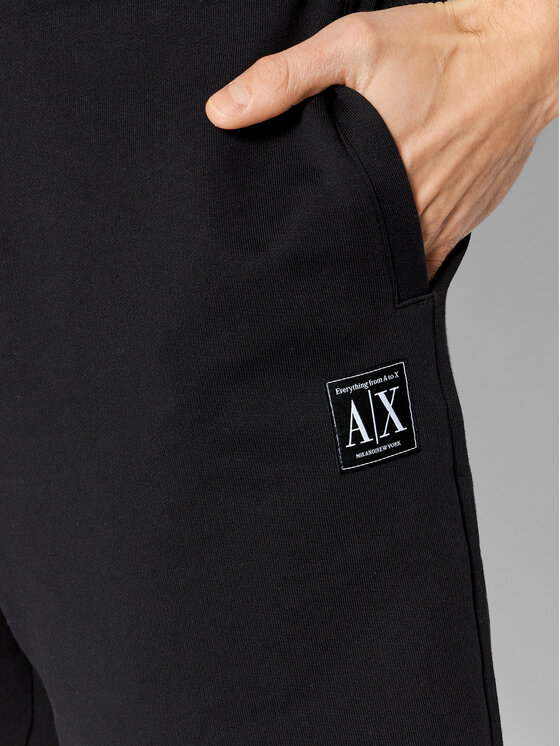 Armani Exchange Armani Exchange Szorty sportowe 3LZSAF ZJFAZ 1200 Czarny Regular Fit
