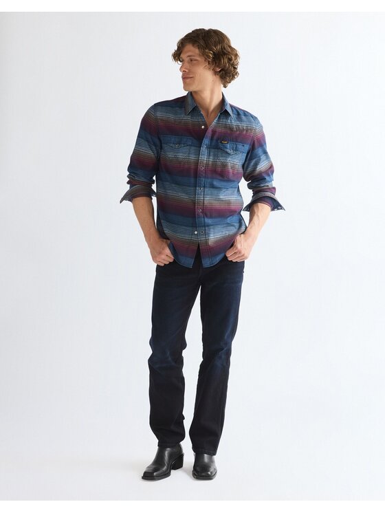 Wrangler Wrangler Koszula WESTERN SHIRT Kolorowy Regular Fit