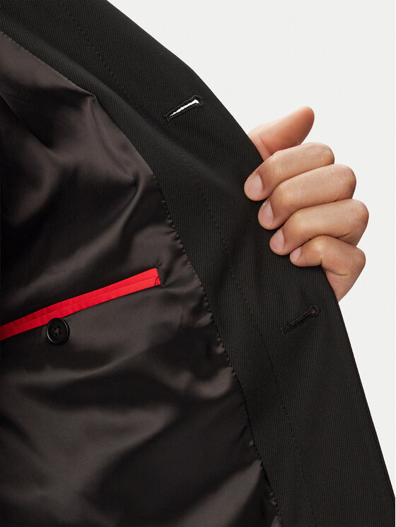 HUGO HUGO Krekljaka Juliano243F1 50555258 Melns Regular Fit