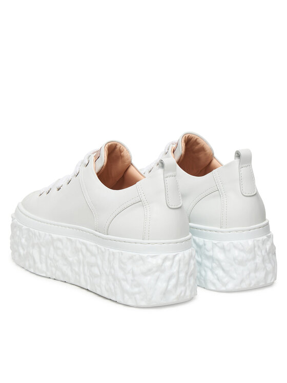 AGL AGL Sneakersy Magma D776001PGKA076A634 Bílá