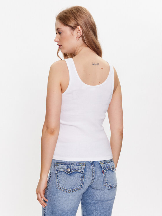 Levi's® Levi's® Top Essential A5906-0001 Biały Regular Fit