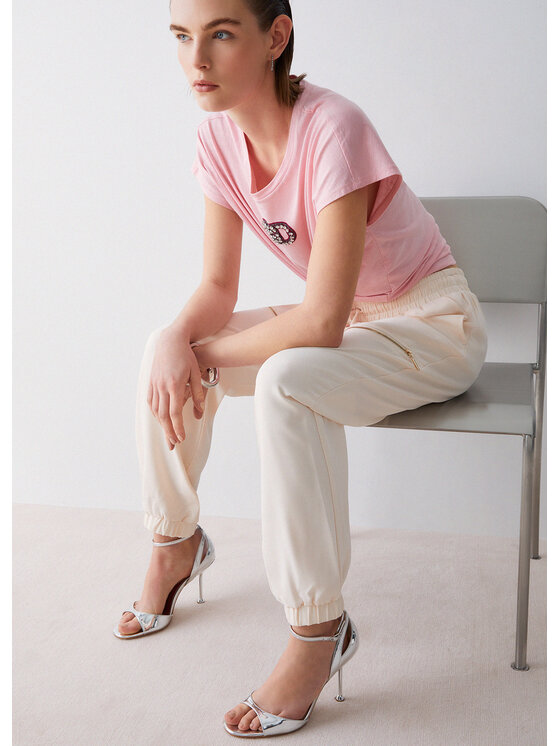 Liu Jo Liu Jo Pantaloni di tessuto TA6193TS923X0659 Beige Regular Fit