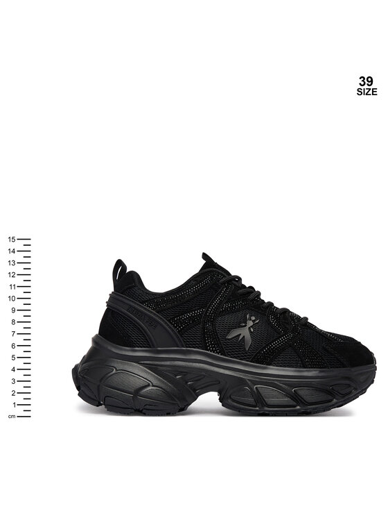 Patrizia Pepe Patrizia Pepe Sneakersy PJ422.01 Czarny
