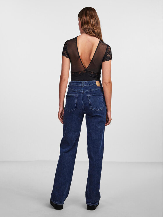 Pieces Pieces κορμάκι Sicca 17095132 Μαύρο Slim Fit