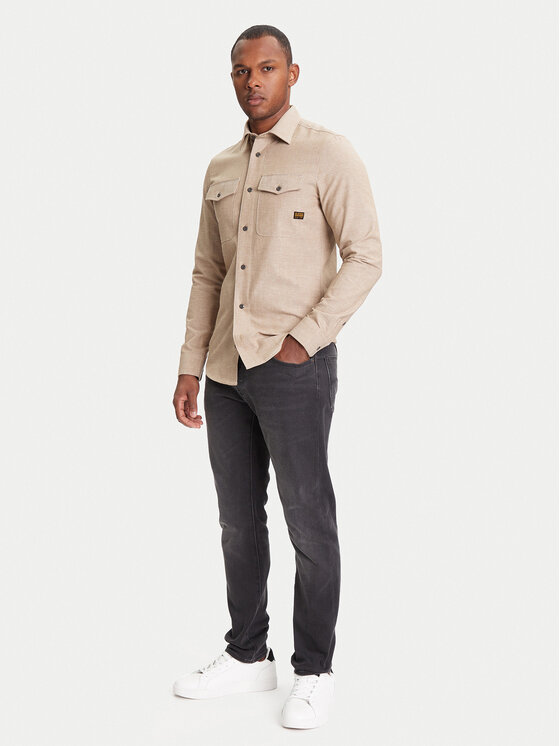 G-STAR G-Star Raw Košile Marine D24963-D914 Béžová Slim Fit