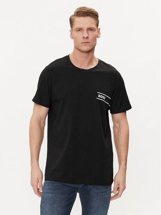 Férfi Póló BOSS, Méret: M, Fekete, 50514914