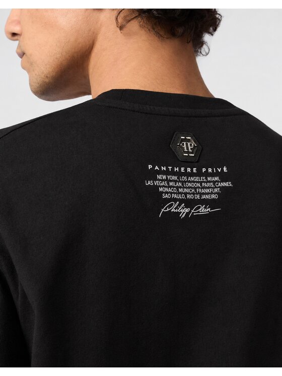 PHILIPP PLEIN PHILIPP PLEIN T-Shirt 32092 Czarny Regular Fit