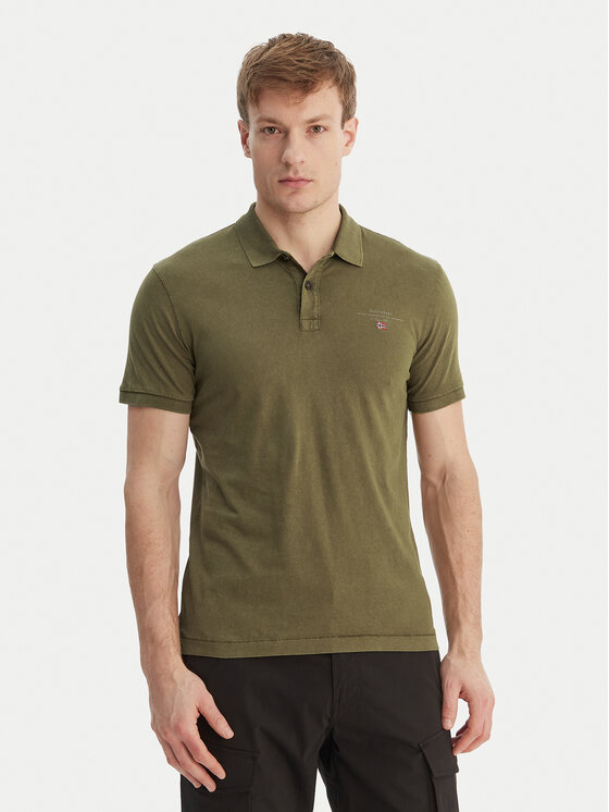 Napapijri Napapijri Polokošile Elbas NP0A4GB4 Zelená Regular Fit