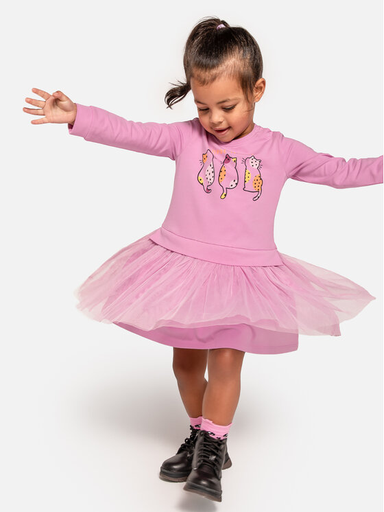 Coccodrillo Coccodrillo Vestito di maglia WC4129102CEN Rosa Regular Fit