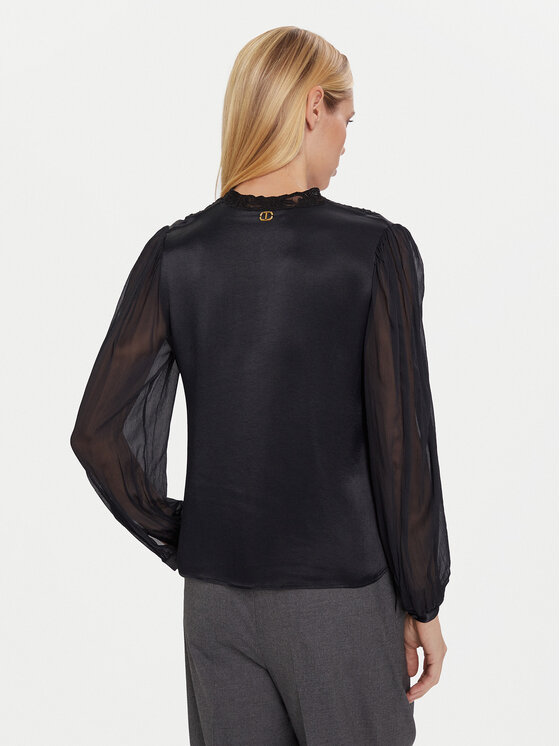 TWINSET TWINSET Блузка 252TT2243 Чорний Regular Fit