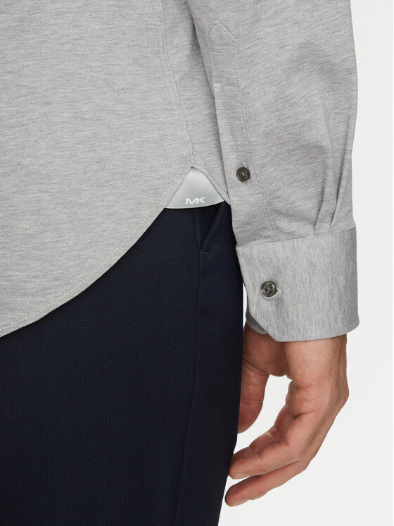 Michael Kors Michael Kors Сорочка MD0MD91392 Сірий Slim Fit