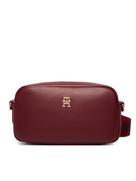 Tommy Hilfiger Tommy Hilfiger Handtasche Th Essential Camera Bag AW0AW18370 Dunkelrot