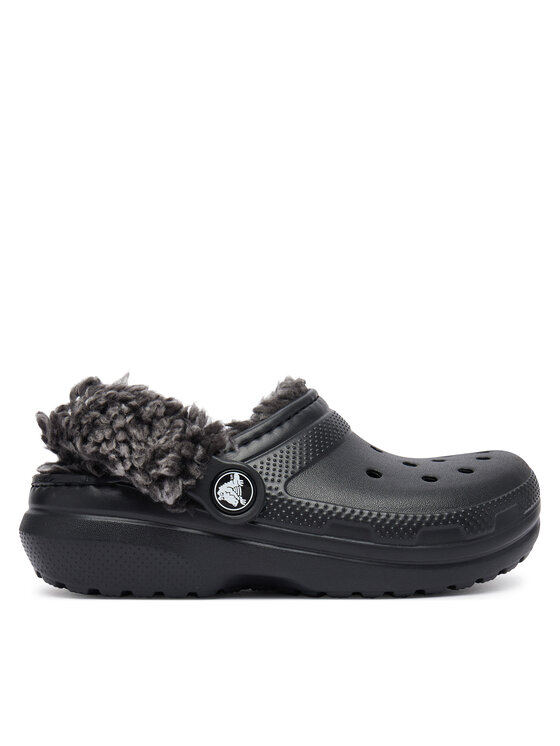 Crocs Şlapi Classic Fleece Lined Clog K 212856 Negru