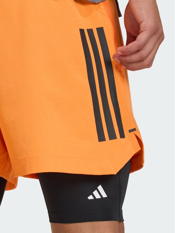 adidas adidas Szorty sportowe 158811 Pomarańczowy Regular Fit