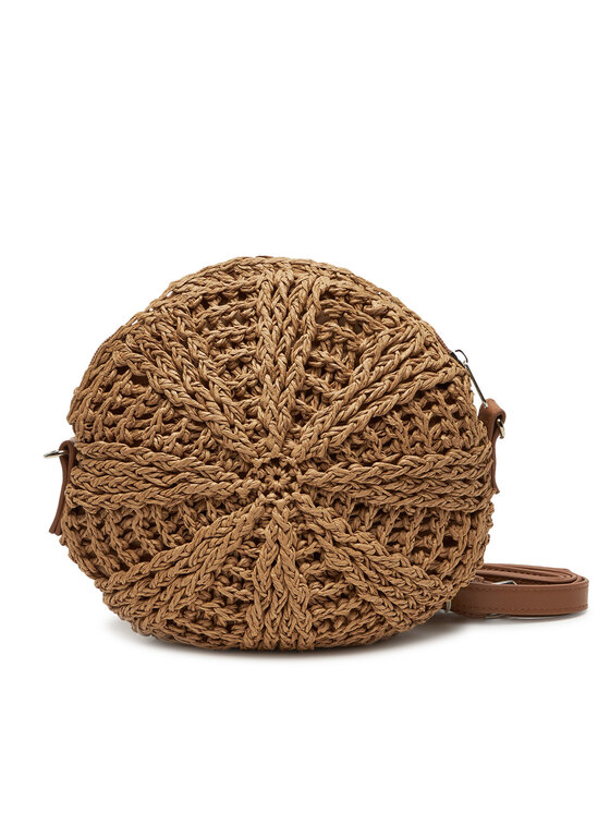 Pieces Pieces Handtasche Pclona Round 17155913 Braun
