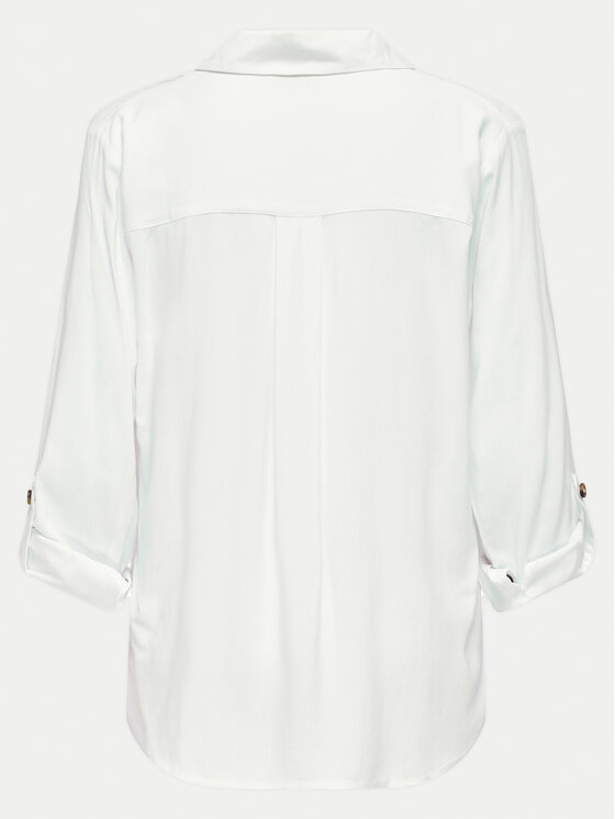 JDY JDY Риза Laurel 15329311 Бял Loose Fit