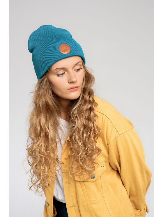 Kabak Kabak Czapka klasyczna beanie Niebieski