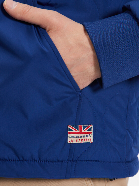 La Martina La Martina Übergangsjacke VMO300 PL028 Blau Regular Fit