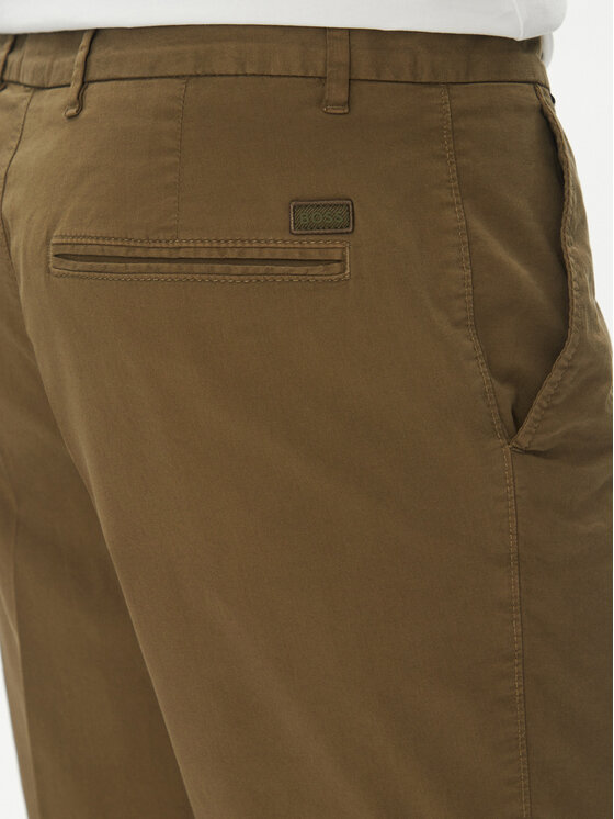 BOSS BOSS Kratke hlače iz tkanine H-Slice 50540743 Zelena Regular Fit