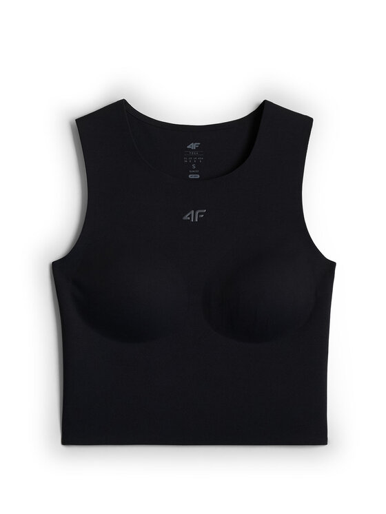 4F 4F Koszulka techniczna LUMINOUS FLIGHT Czarny Slim Fit