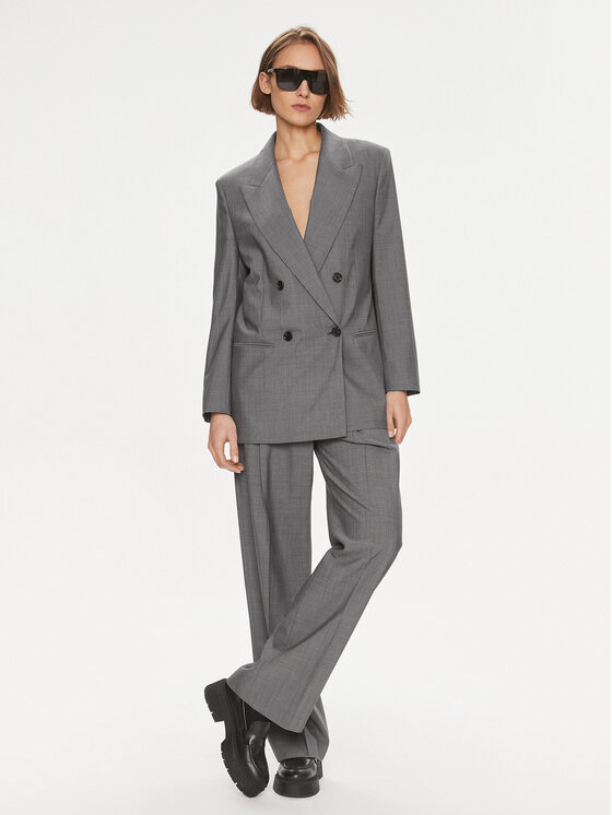 BOSS Boss Sakoi Jarmina 50505587 Siva Relaxed Fit