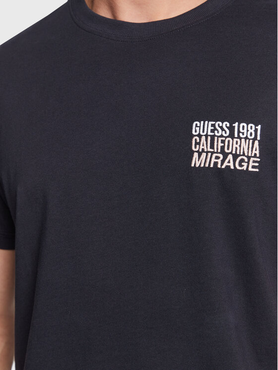 T-shirt Mirage Palm M3GI16 I3Z14 Blu scuro Slim