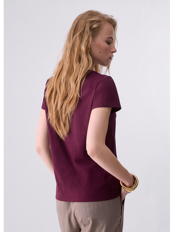 Liu Jo Liu Jo T-shirt TF6251JS923L9624 Viola Regular Fit