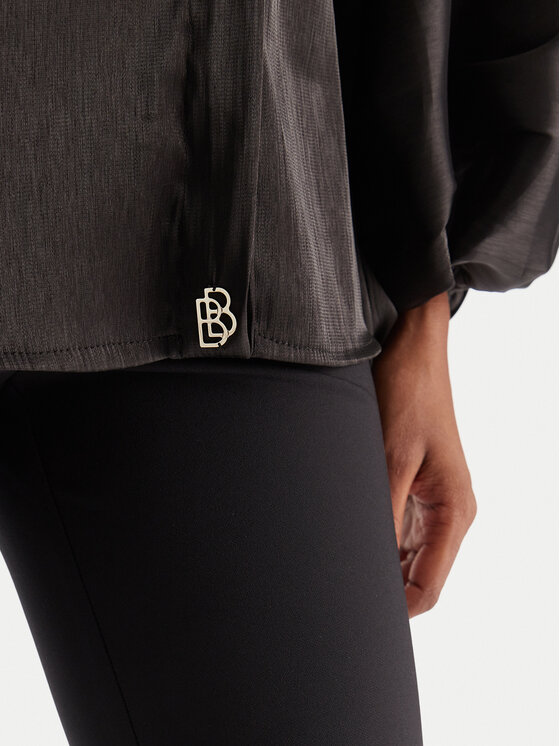 Babylon Babylon Μπλουζάκι S00303 Μαύρο Regular Fit