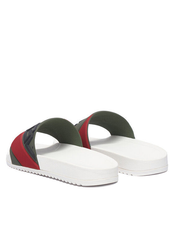 Guess Guess Šlepetės FMJODE ELE19 Žalia