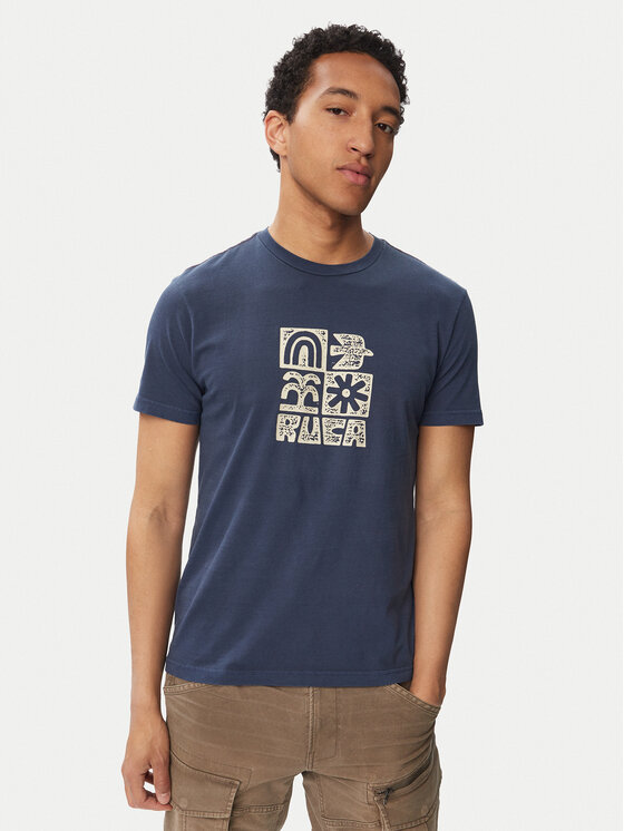 RVCA RVCA Tričko Mosaic 23A351543 Zelená Regular Fit