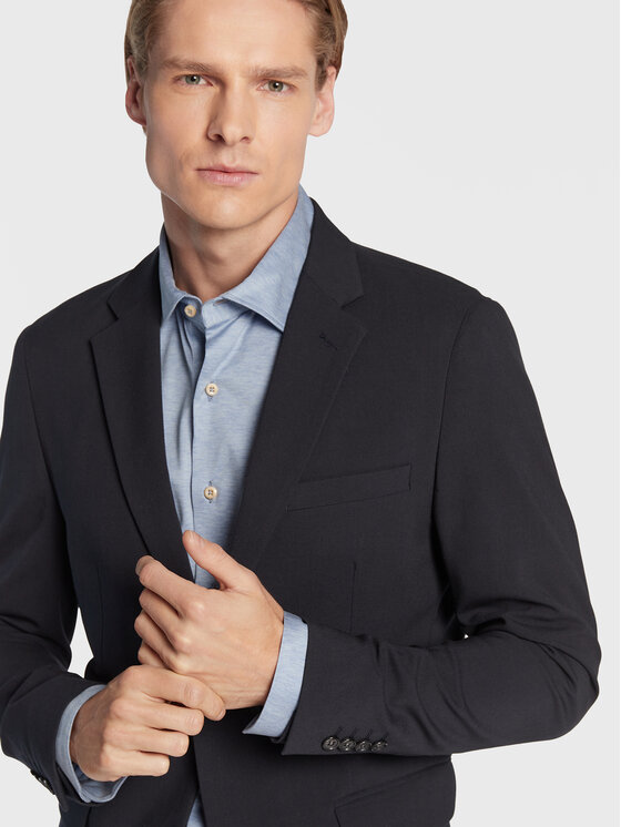 Lindbergh Lindbergh Kostiumas 30-61040 Tamsiai mėlyna Slim Fit