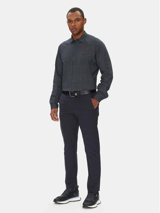 BOSS BOSS Košulja Excurse 50544843 Tamnoplava Regular Fit