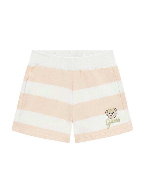 Guess Pantaloni scurți sport K6GD04 KBOR4 Bej deschis Regular Fit