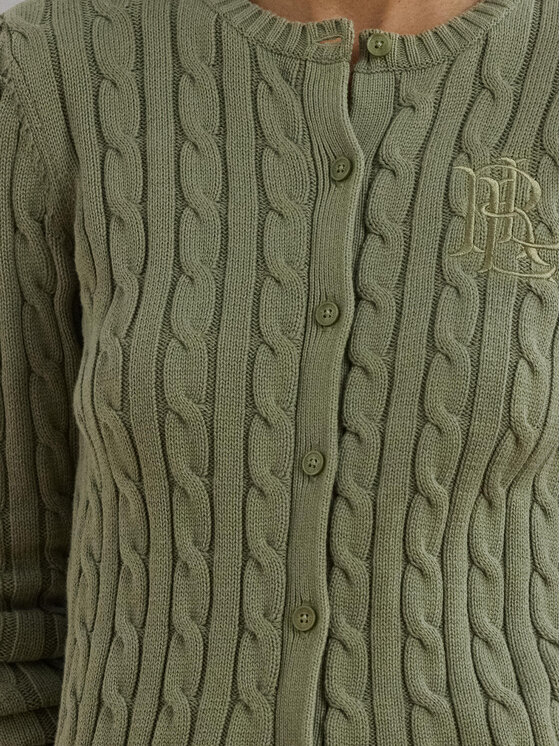 LAUREN RALPH LAUREN LAUREN RALPH LAUREN Strickjacke 200932225009 Grün Slim Fit