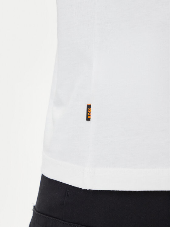 BOSS BOSS Тишърт Te_Brokenice 50554640 Бял Regular Fit