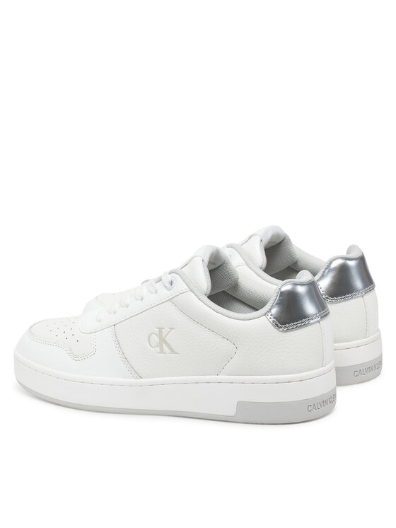 Calvin Klein Jeans Calvin Klein Jeans Laisvalaikio batai Basket Cupsole Low Mg YW0YW01765 Balta