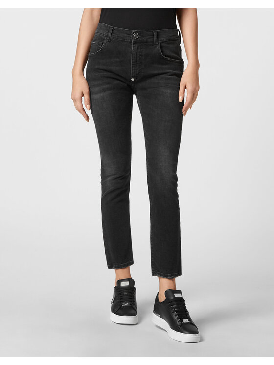 PHILIPP PLEIN PHILIPP PLEIN Jeansy 1877 Černá