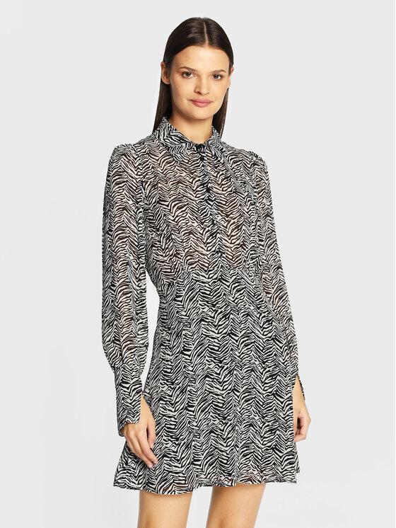 Patrizia Pepe Srajčna obleka 2A2479 A194 J3A3 Pisana Regular Fit