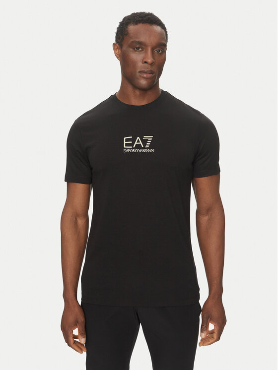 Ea7 Emporio Armani Černá T-Shirt