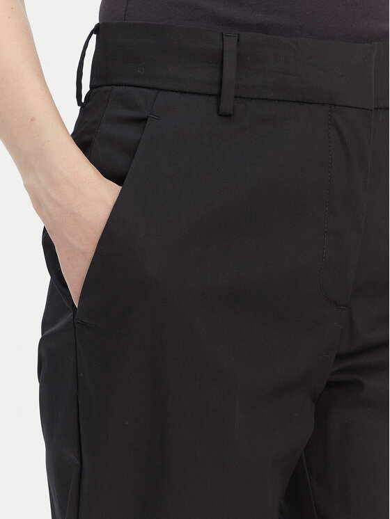 Tommy Hilfiger Tommy Hilfiger Чино панталони WW0WW40504 Черен Straight Fit