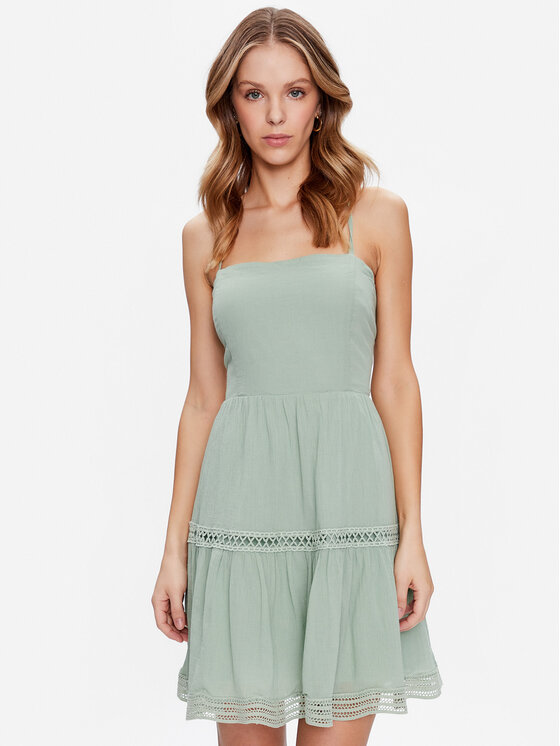Guess Guess Vasarinė suknelė Safa W3GK0M WEID0 Žalia Regular Fit