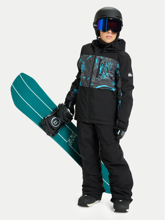 Quiksilver Quiksilver Pantaloni da snowboard Estate EQBTP03059 Nero Regular Fit