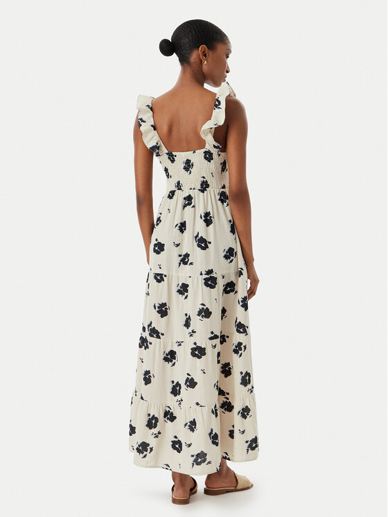 Vero Moda Vero Moda Sukienka letnia Dicthe 10341603 Beżowy Regular Fit
