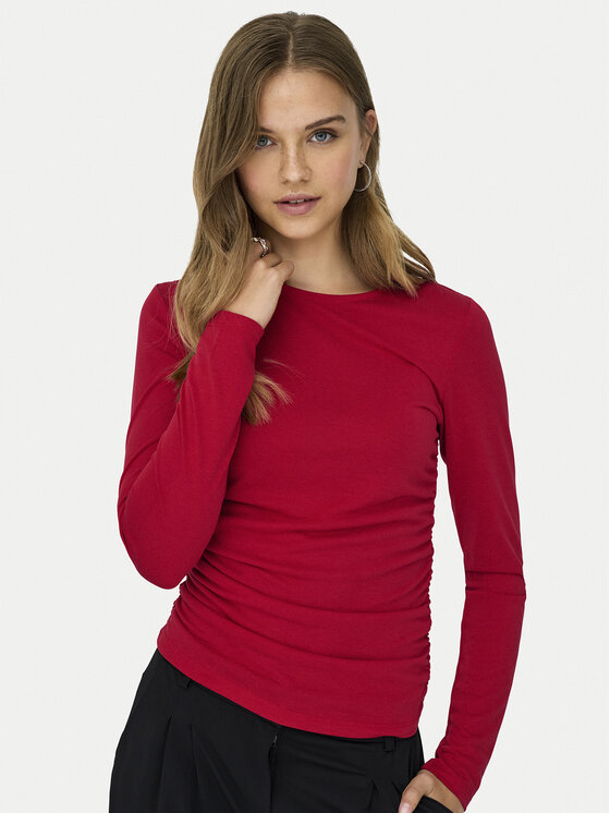 ONLY ONLY Bluse Free Life 15365605 Rot Regular Fit
