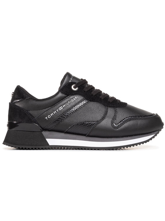 Tommy Hilfiger Sneakers Corporate Feminine City Sneaker FW0FW05233 Schwarz Modivo