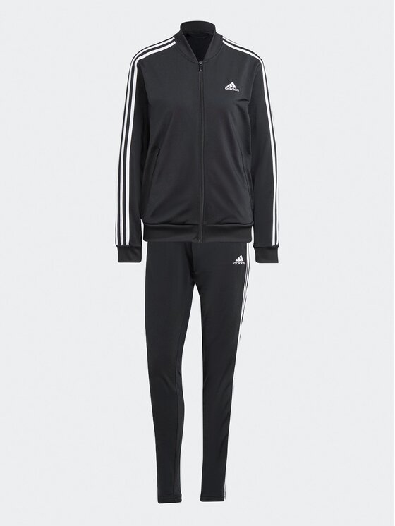 adidas adidas Trenerka Essentials 3-Stripes IJ8781 Crna Slim Fit