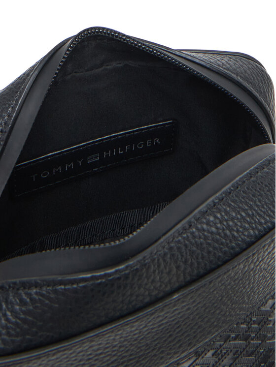 Tommy Hilfiger Tommy Hilfiger Geantă crossover Th Monogram Mini Preporter AM0AM13210 Negru